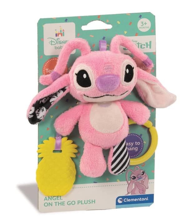 Stitch Mjuk Skallra Angel Disney Baby