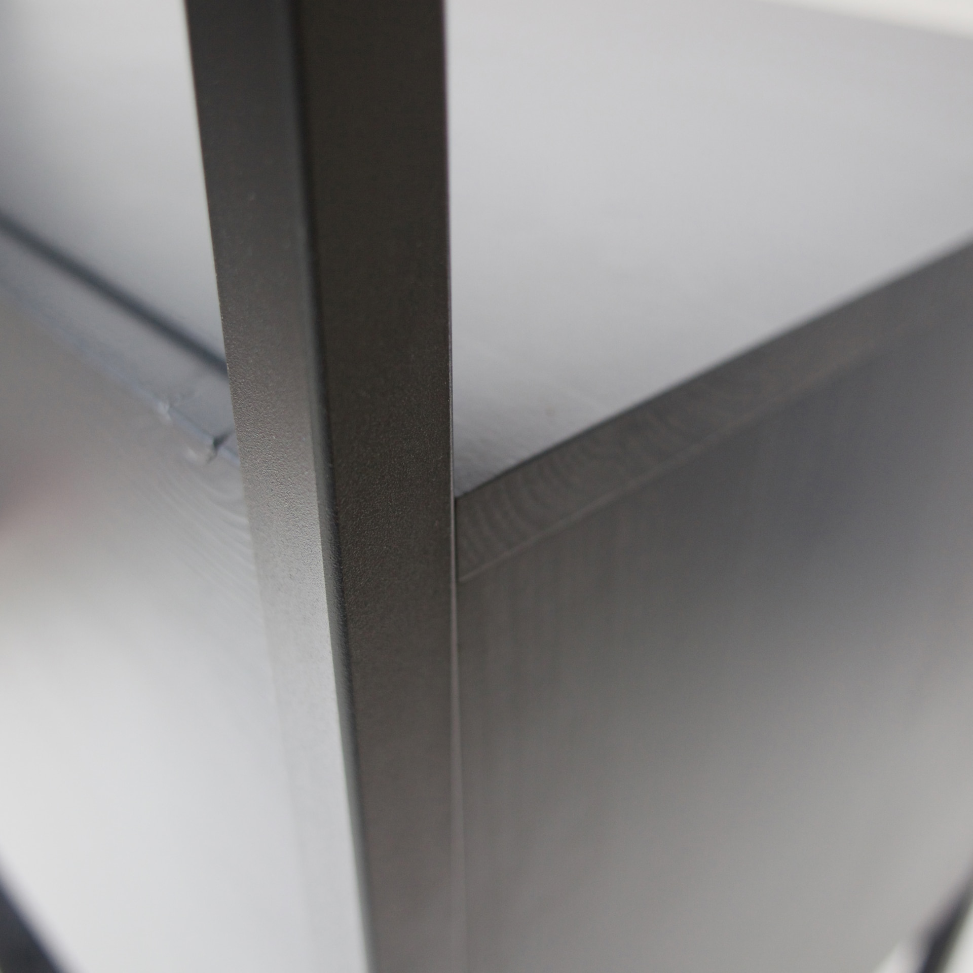 Regalschrank LEGACY 123 x 220 cm mattschwarz