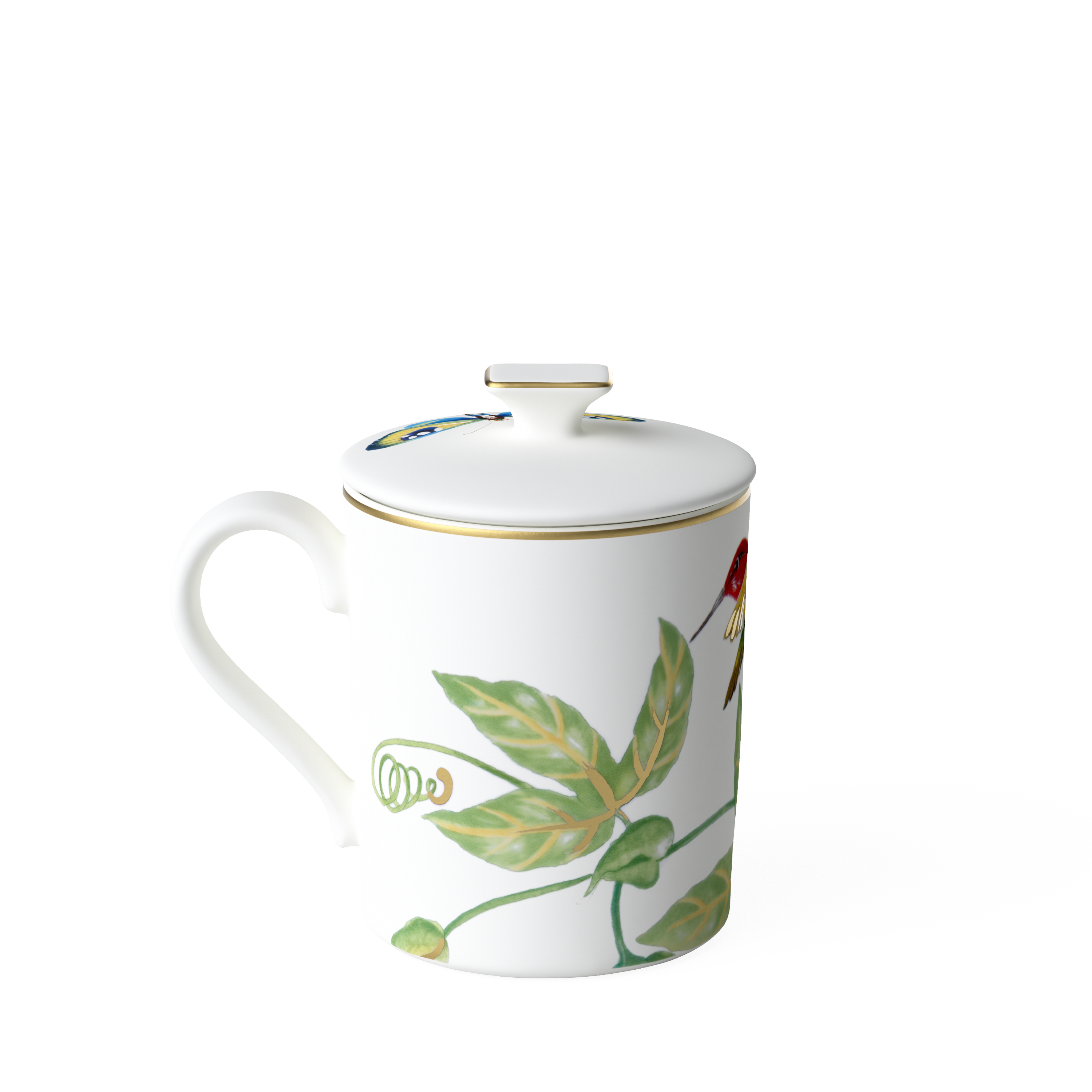 Amazonia Mug Multi-colored, 8.8 oz, Premium Bone Porcelain