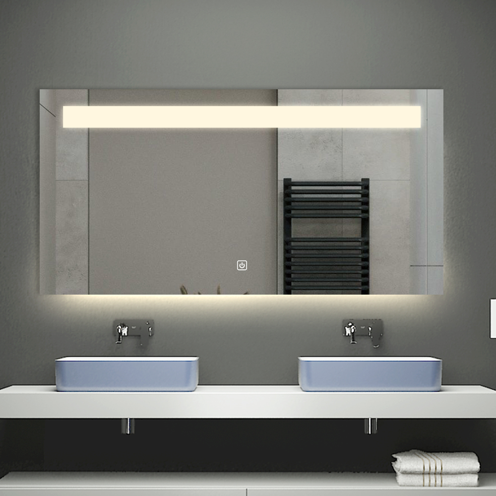 Saniclear Aruba spiegel 90x70cm met LED verlichting en spiegelverwarming