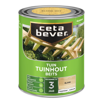 CetaBever Tuinhoutbeits zijdeglans transparant blank 750 ml