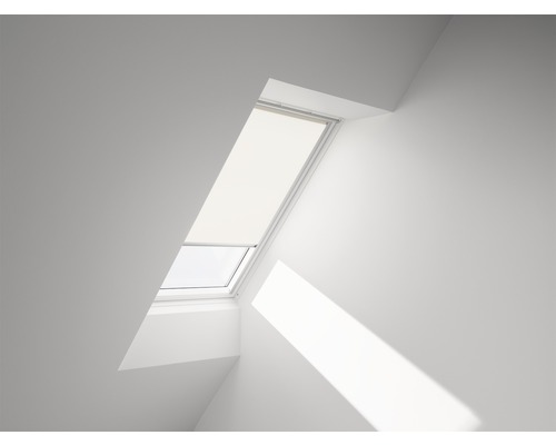 VELUX privacy rolgordijn, beige, effen kleur, handmatig, aluminium frame, RFL C02 1086S