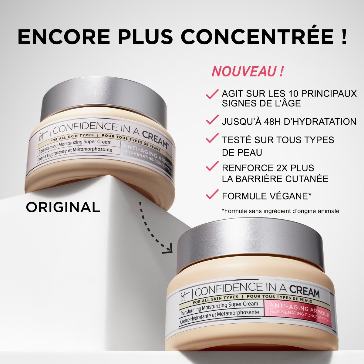 It Cosmetics Confidence in a Cream™ Supercharged Crème Hydratante Anti-âge