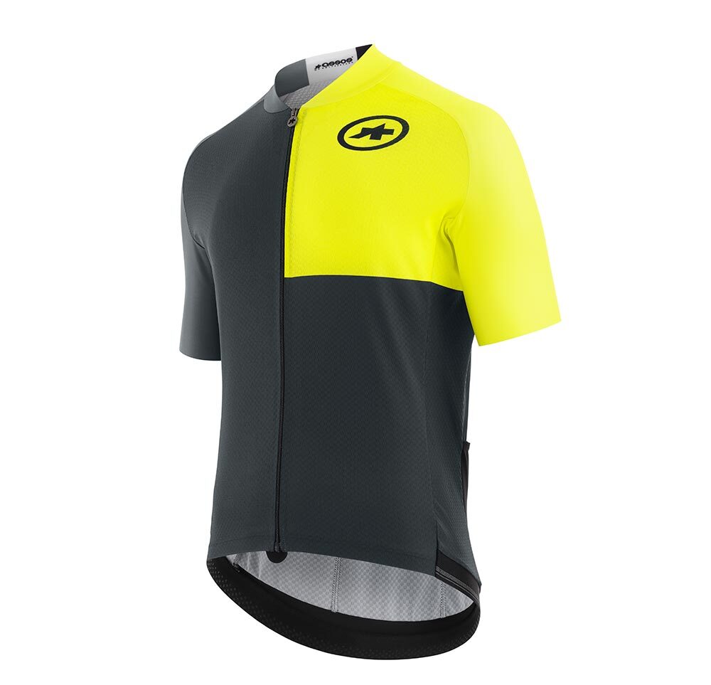 Assos MILLE GT C2 EVO Stahlstern Fietsshirt Korte Mouwen Geel/Zwart Heren