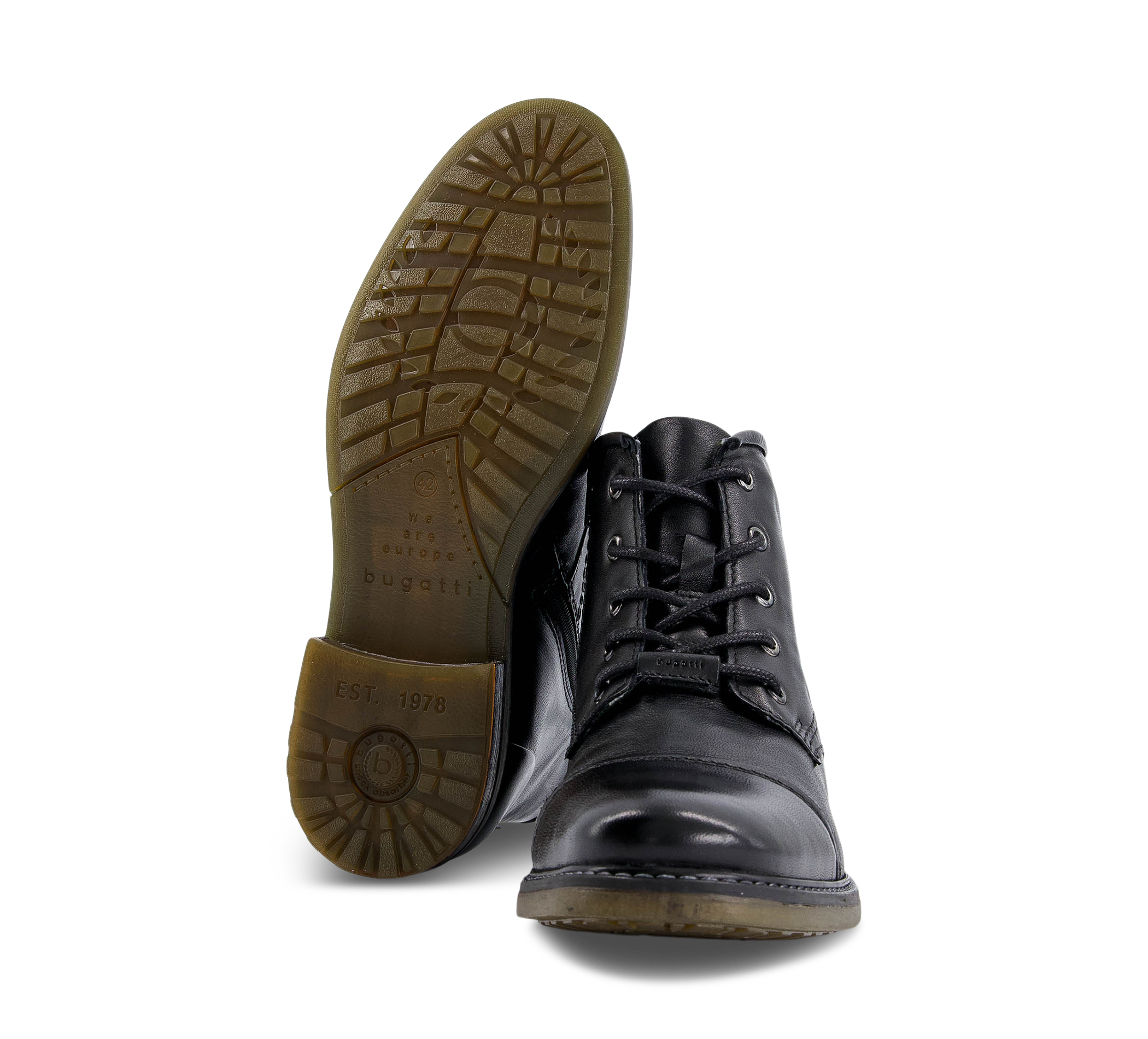 Bugatti Marcello - Schnürboots schwarz