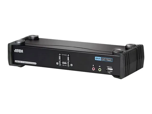 ATEN CubiQ CS1782A - KVM / audio / USB switch - 2 x KVM / audio - 1 lokalbruger - desktop