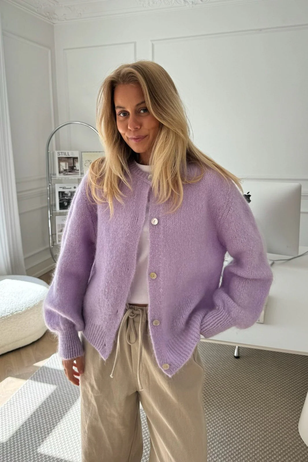 BYIC Idaic Cardigan lp light purple