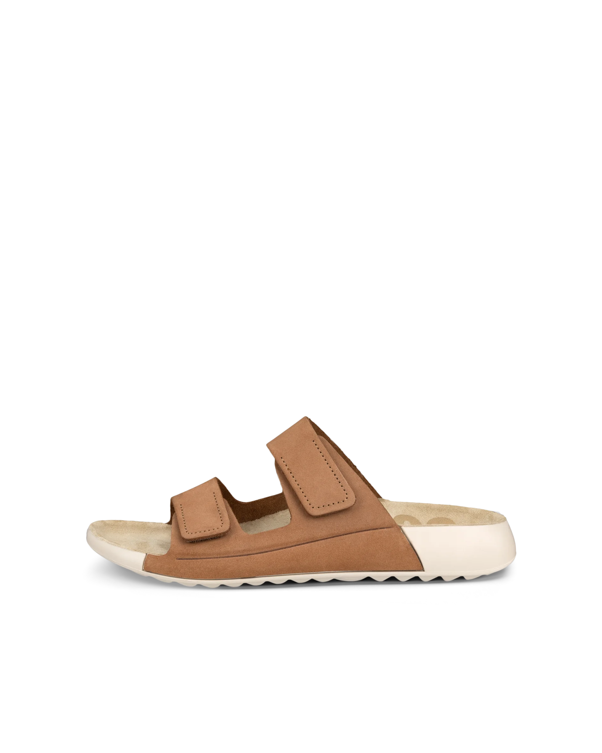 ECCO COZMO W Damen Nubuksandale mit zwei Riemen Braun
