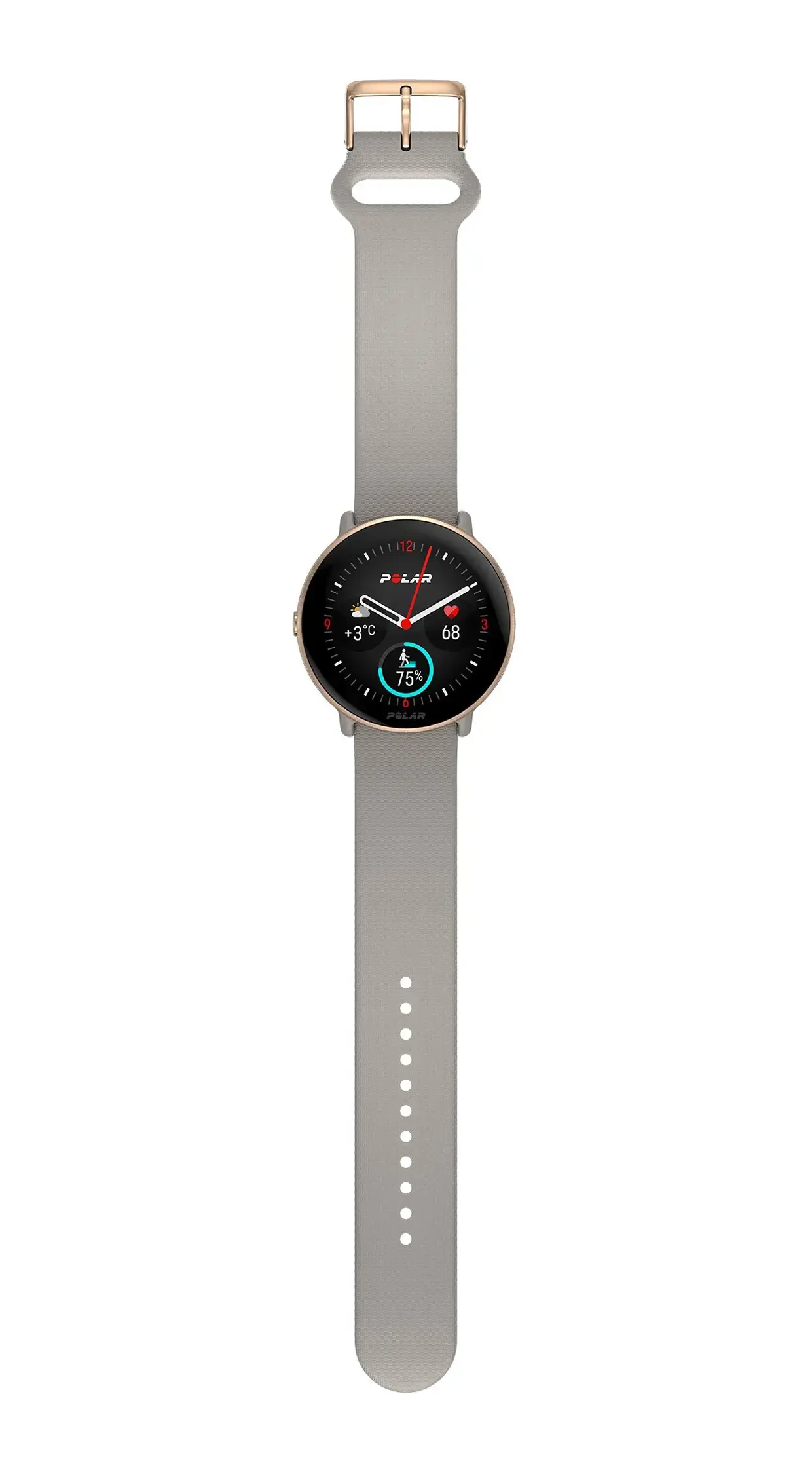 Polar Ignite 3 Sporthorloge Grijs/Koper S-L