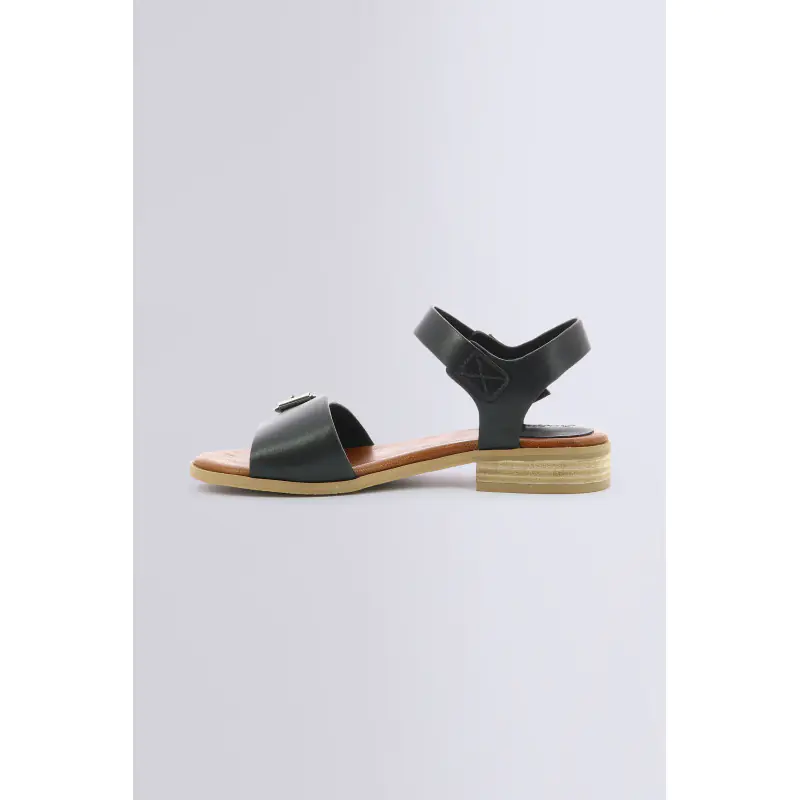 BUCIDI NOIR SANDALES Cuir Femme