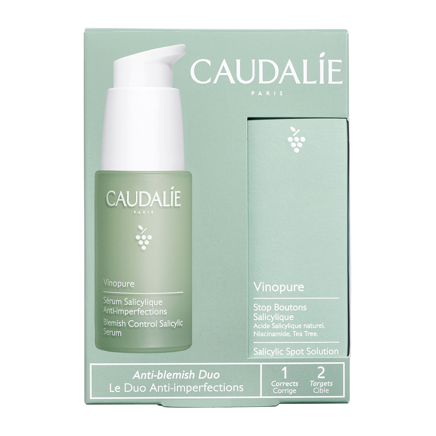CAUDALIE Coffret 2024 Sérum30 / SalicyLiquid 15<br>1 Stück