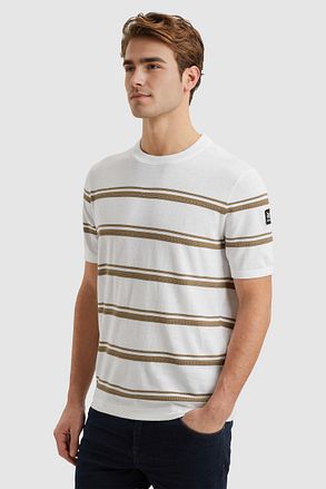 Vanguard Knitted T-Shirt Streep VTSS2503518-7004 kopen