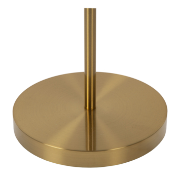 Lucide vloerlamp Zenith messing dimbaar