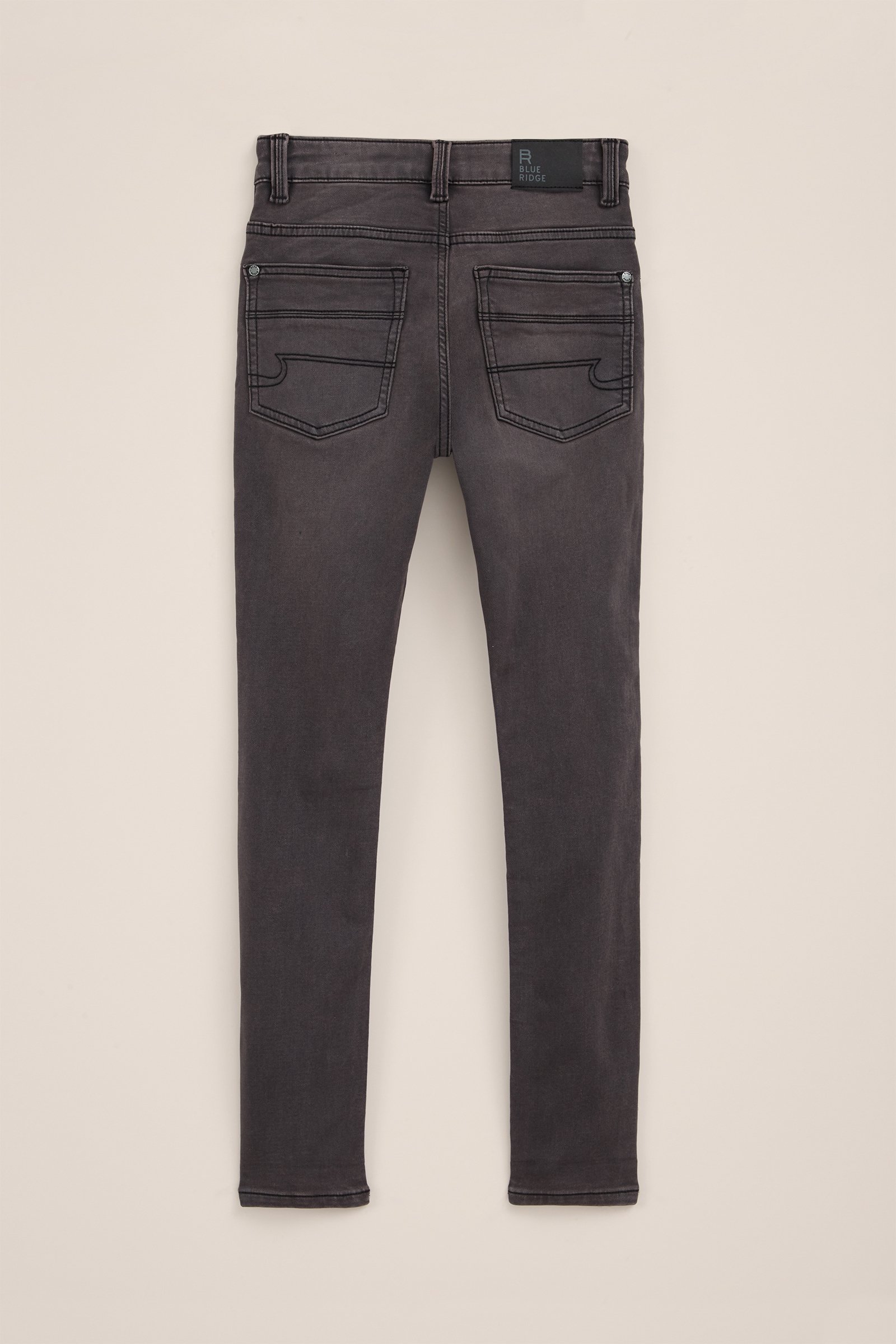 Jongens skinny fit jeans van jog denim Blue Ridge Donkergrijs