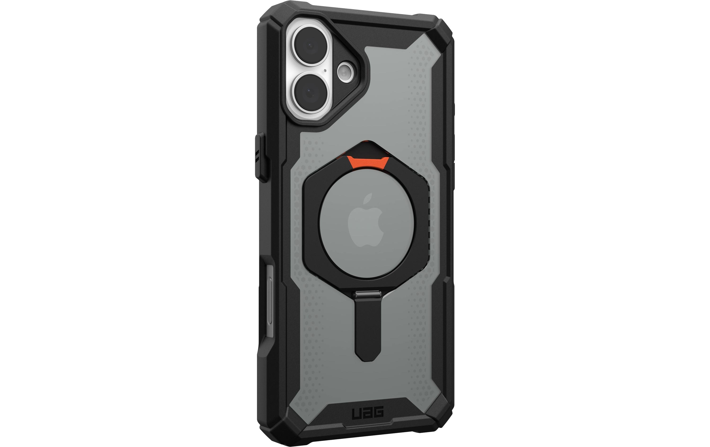 Back Cover Plasma XTE iPhone 16 Plus Black/OrangeSchutzhülle für das Apple iPhone 16 Plus