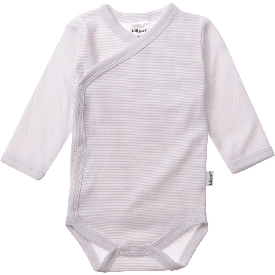 Liliput Wickelbody Herzen weiss-grau