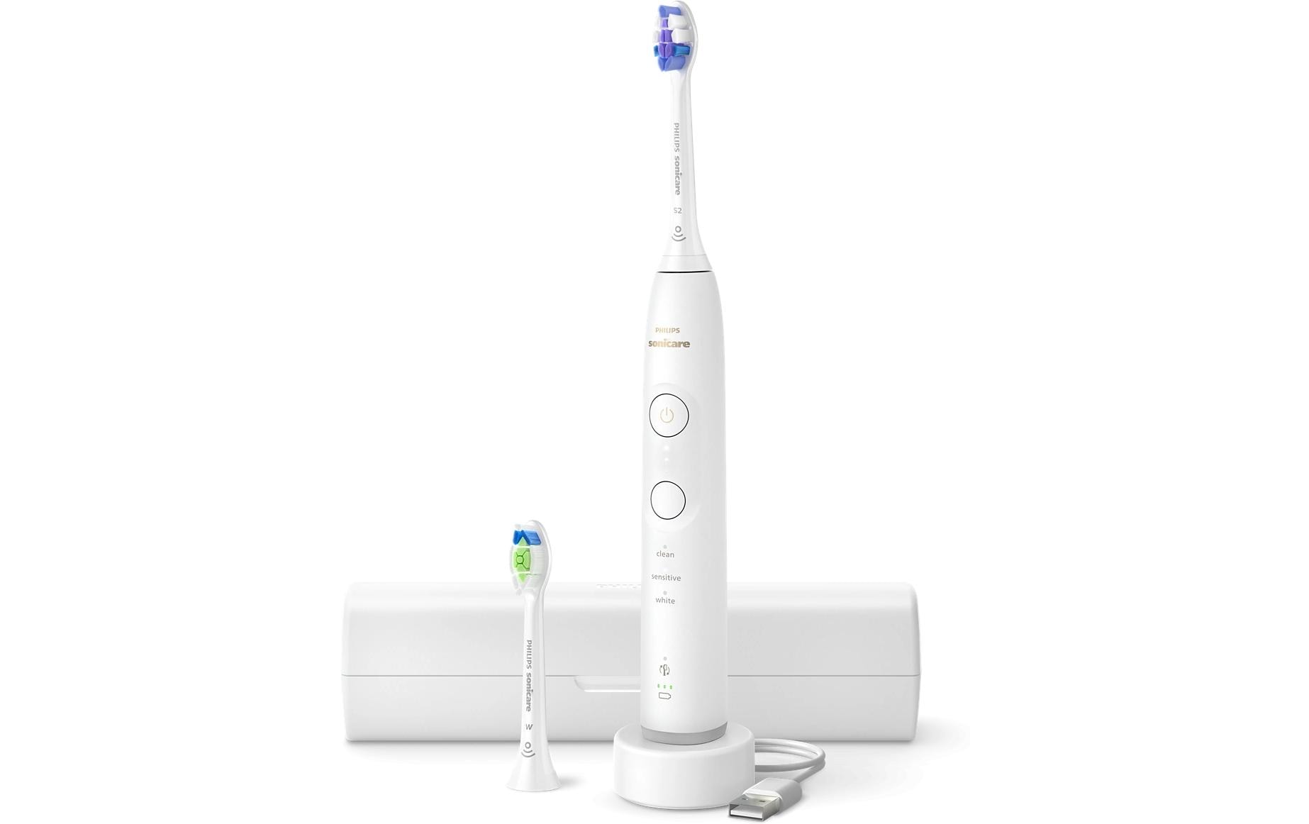 Schallzahnbürste HX7410/02 Weiss<br>Elektrische Zahnbürste