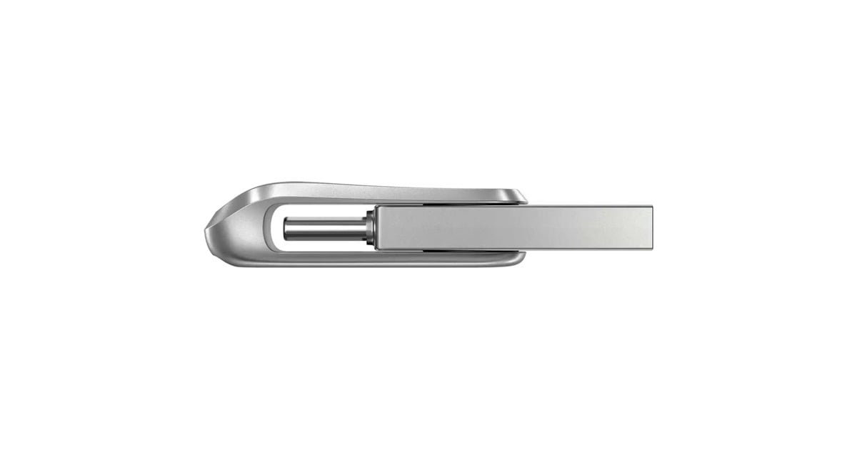 SanDiskUltra Dual Drive Luxe 256 GB usb-stick  (Zilver, USB-A 3.2 Gen 1, USB-C 3.2 Gen 1)