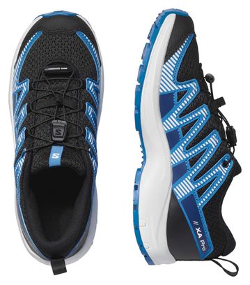 Chaussures Trail Salomon XA Pro V8 Noir/Bleu Enfant
