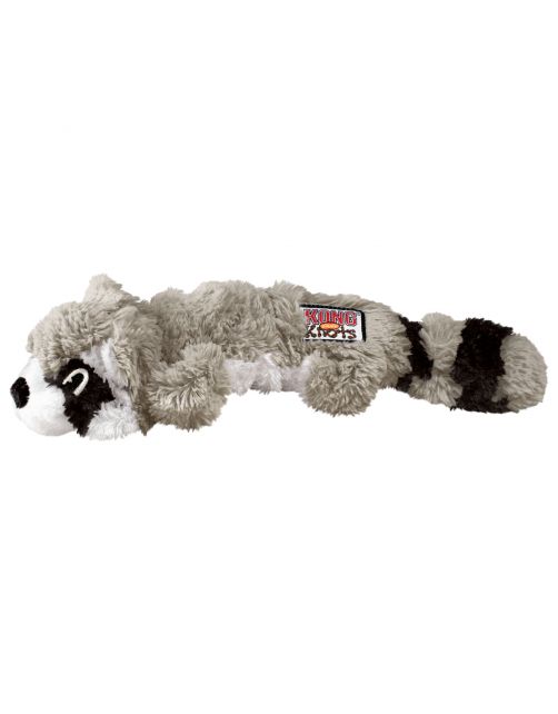 Kong Scrunch Knots Wasbeer Grijs - Hondenspeelgoed