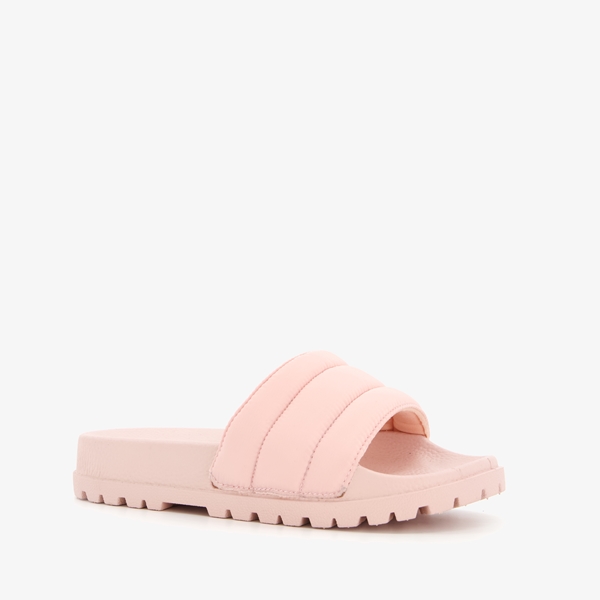 Dames badslippers lichtroze