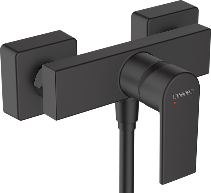 Mitigeur de douche mécanique hansgrohe Vernis Shape noir mat