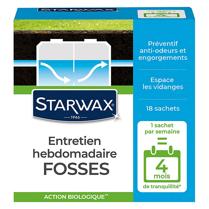 Entretien hebdomadaire fosses Starwax