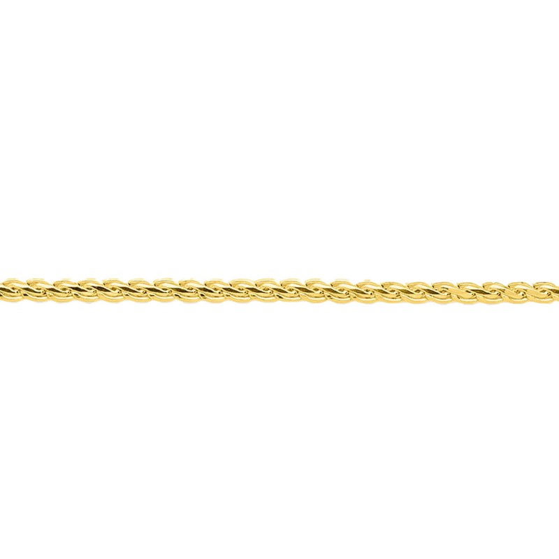 Bracelet Femme 18 cm - Maille S - Or 18 Carats - Largeur 3 mm