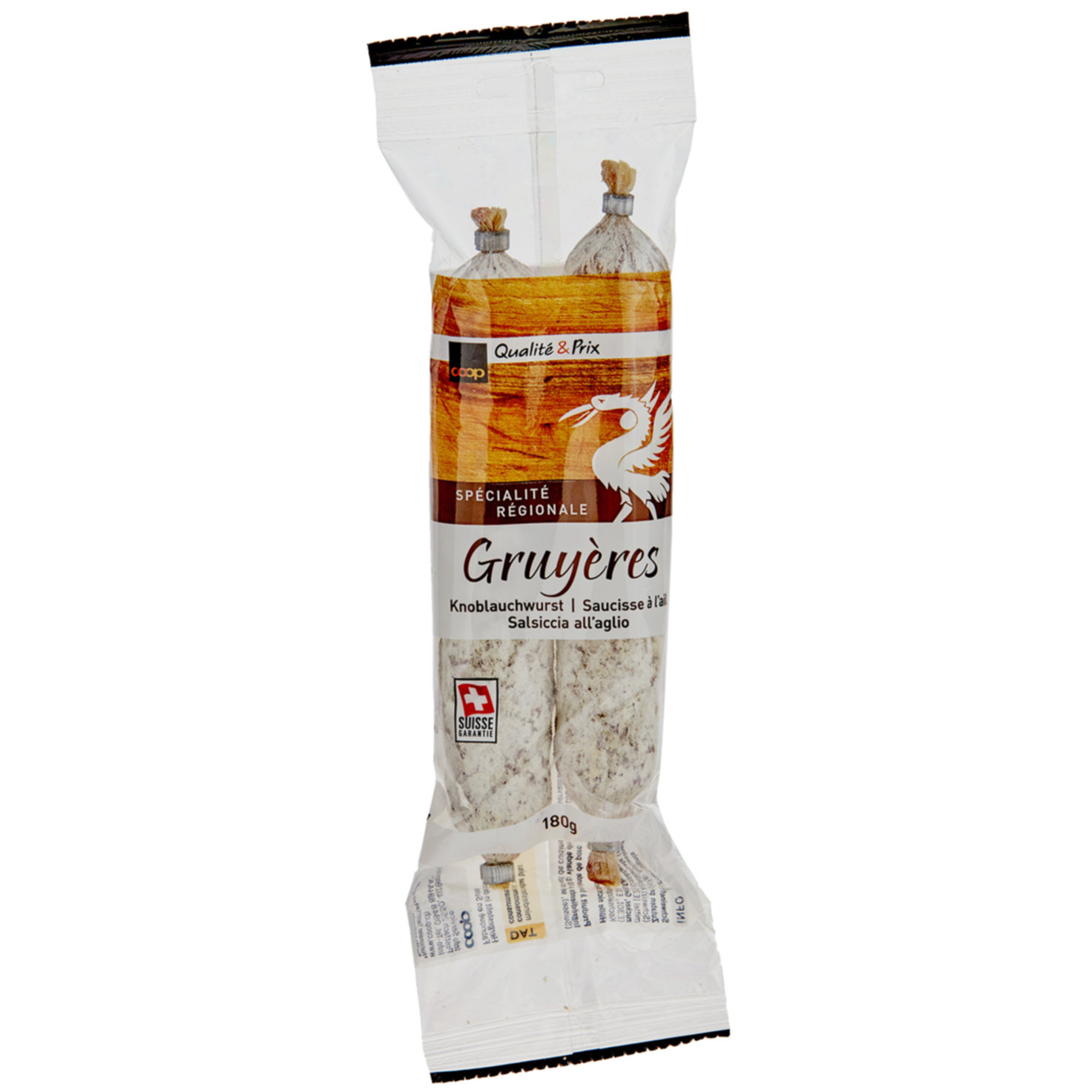 Greyèzer Knoblauchwurst 2x90g