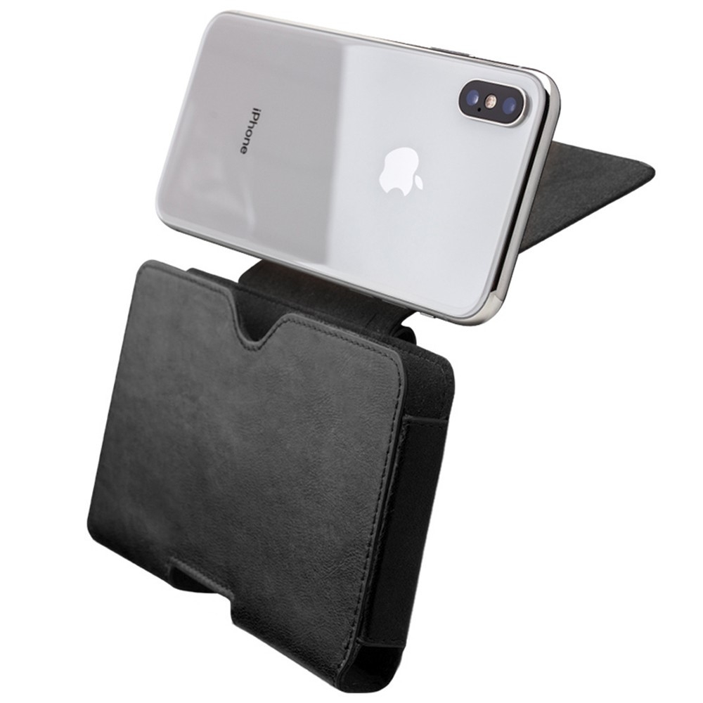 Universal Echtleder Tasche mit Gürtelclip (bis 6.5