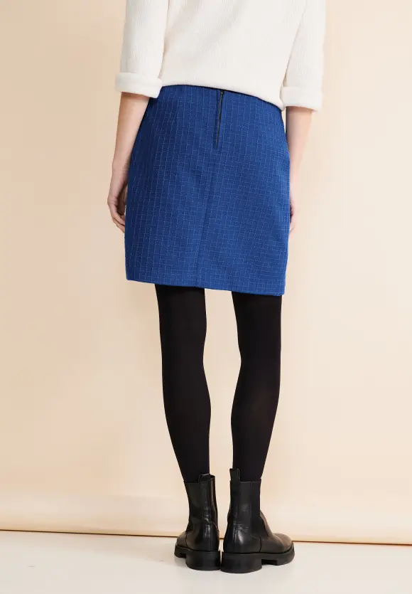 Bouclé Minirock - fresh intense gentle blue