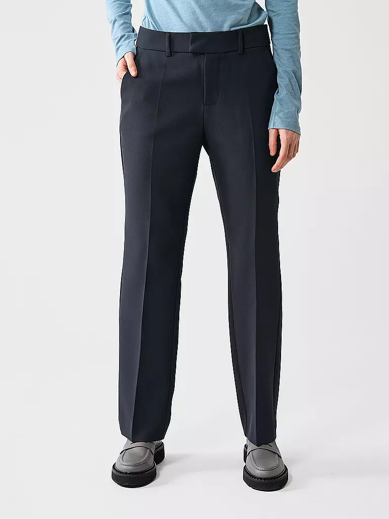 MOS MOSH Businesshose MMMYLAMILEYPANT dunkelblau