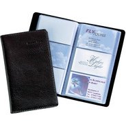 Pochette pour cartes de visite, pour 120 cartes de