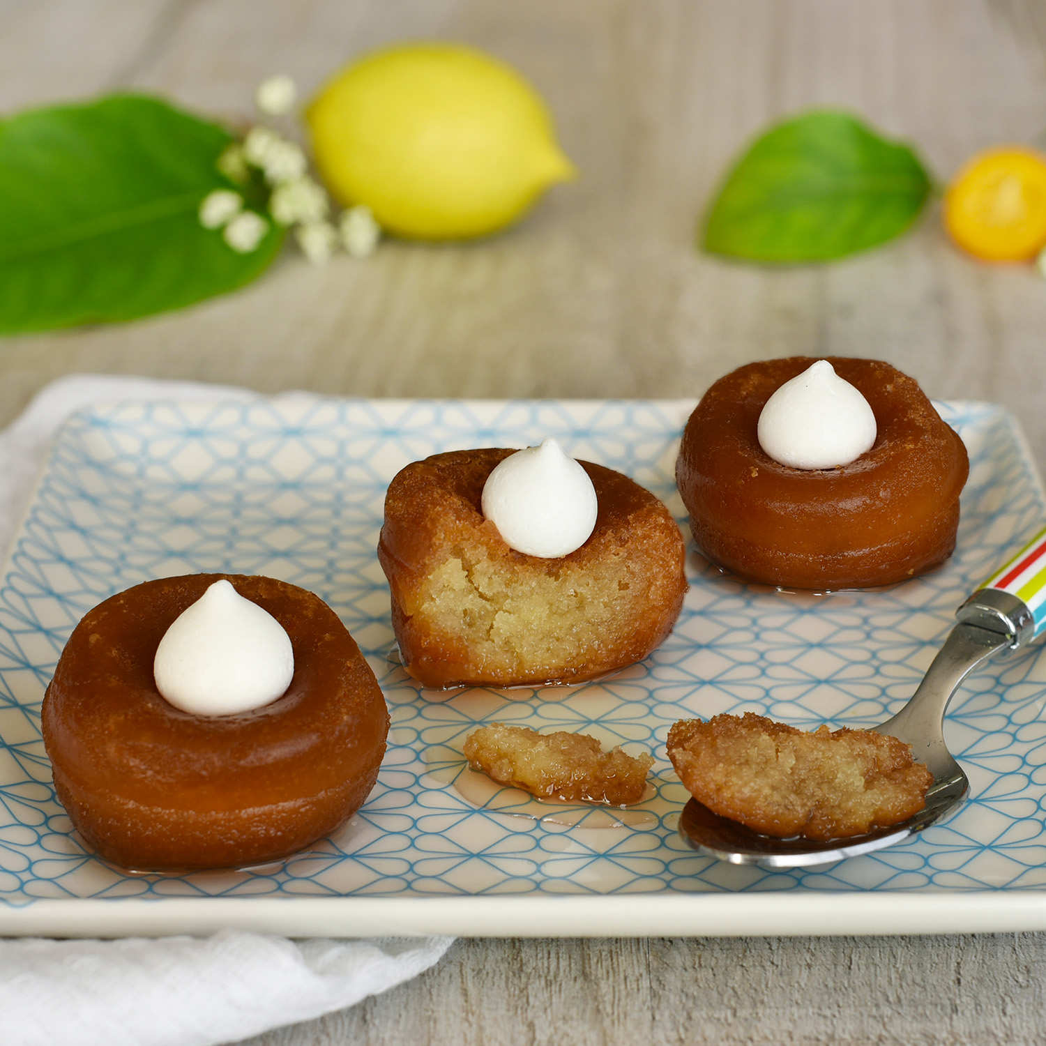 Mini-babas gascons à l'Armagnac