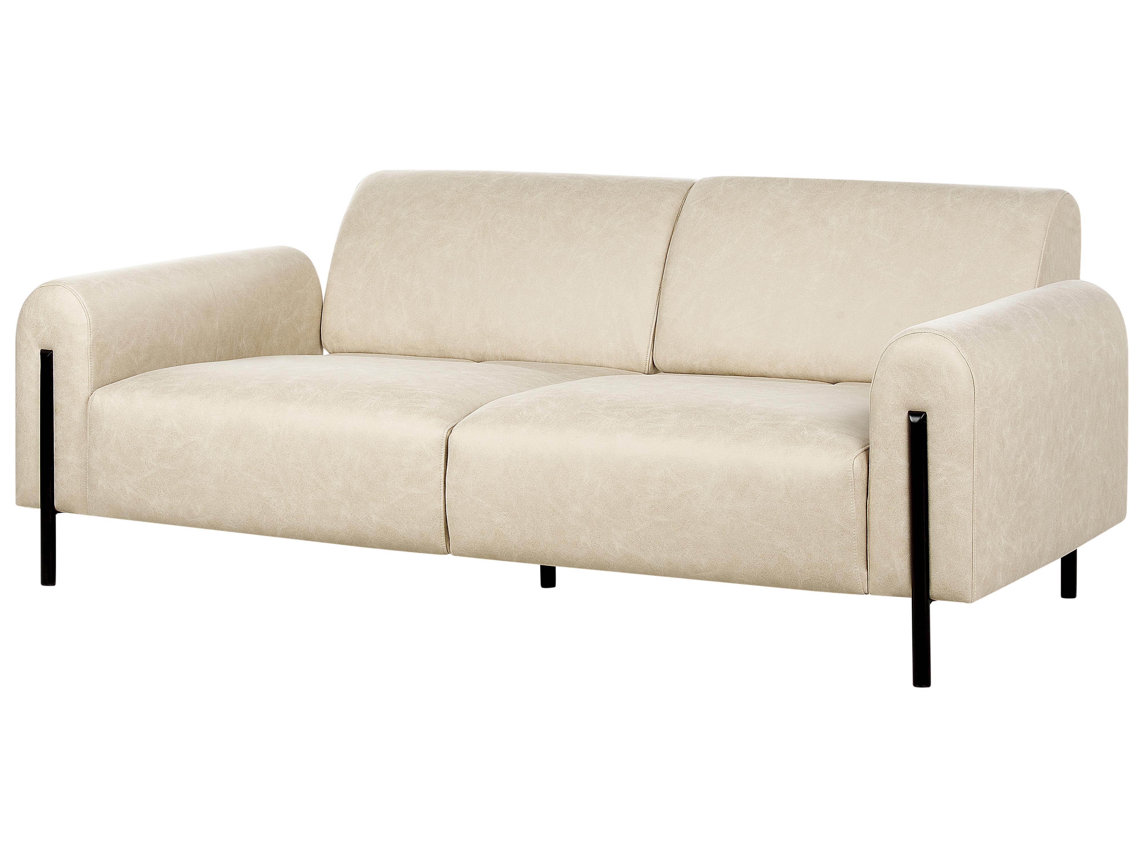 Bank 3-zits ASKIM Stof Beige