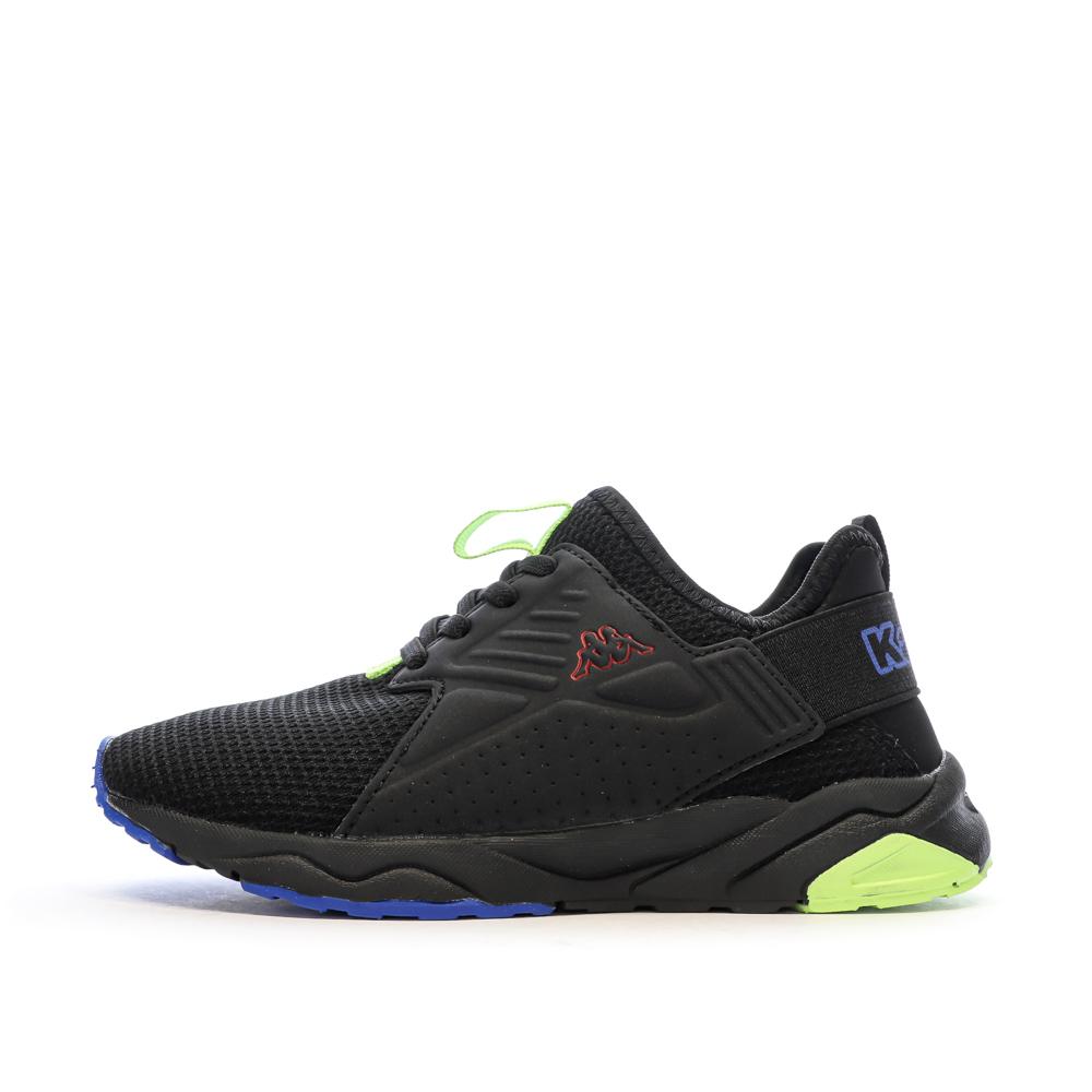 Kappa Baskets Noires/Bleu/Vert Garçon Kappa San Puerto