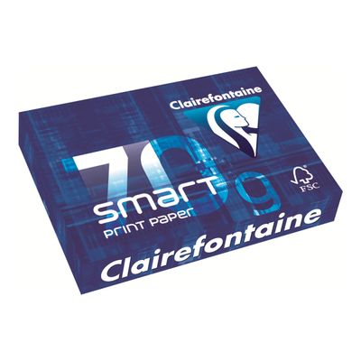 Clairefontaine Smart Print Paper - Papier ultra blanc - A4 (210 x 297 mm) - 70 g/m² - Ramette de 500 feuilles