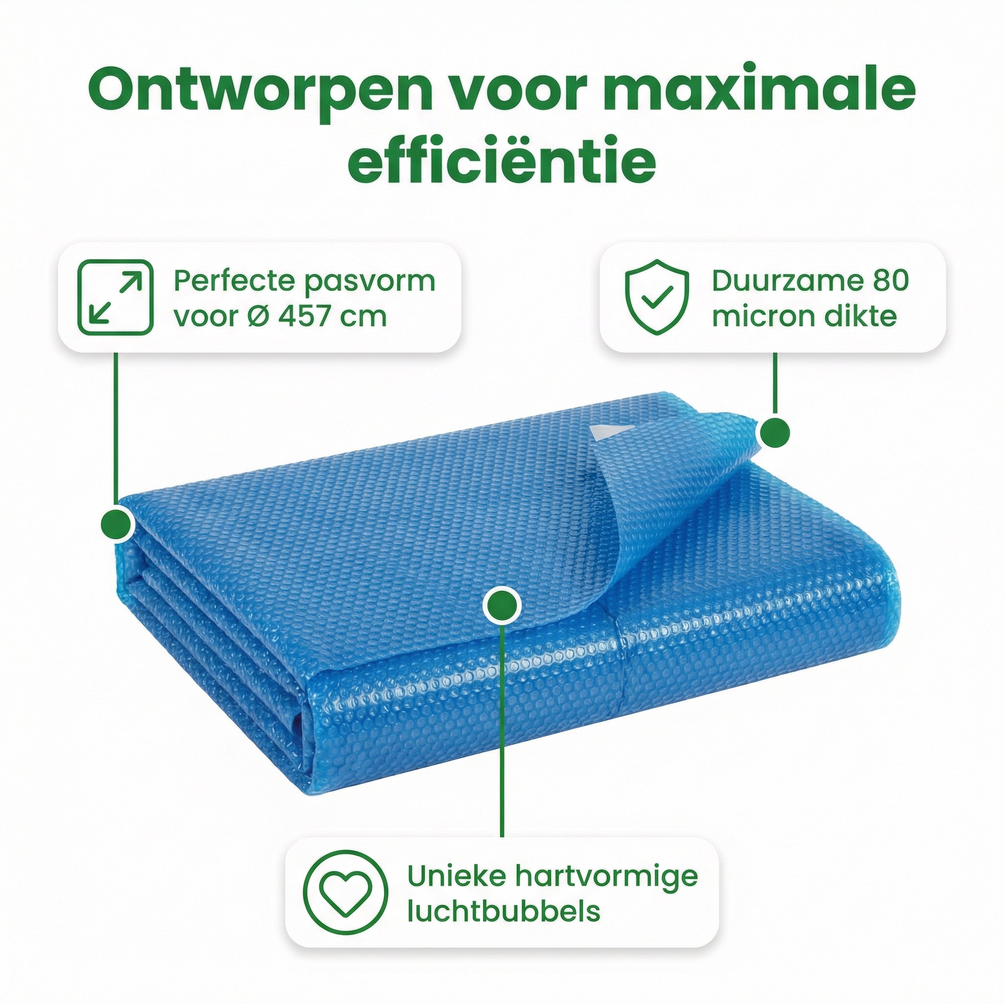 Comfortpool ø457 cm solarzeil - Blue