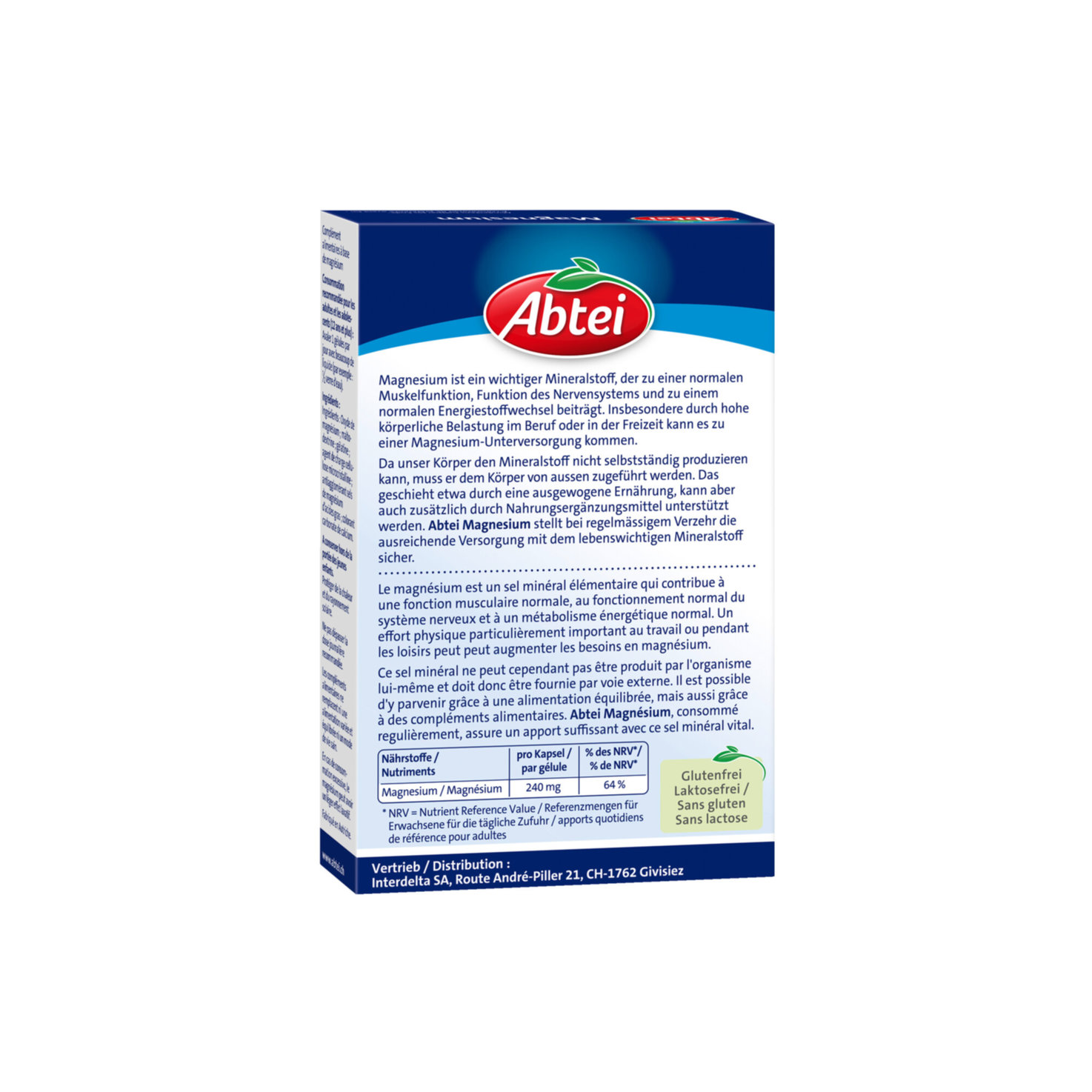 Abtei Magnesium 40 KapselnAbtei Magnesium 40 Kapseln