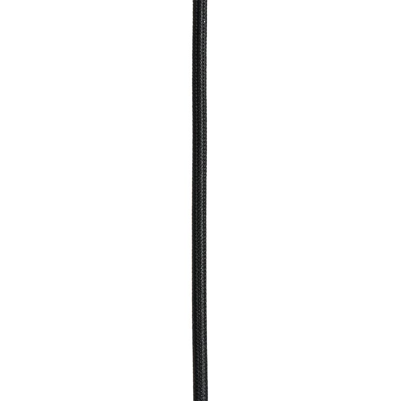 Art deco hanglamp messing met groen glas 3-lichts - Pallon