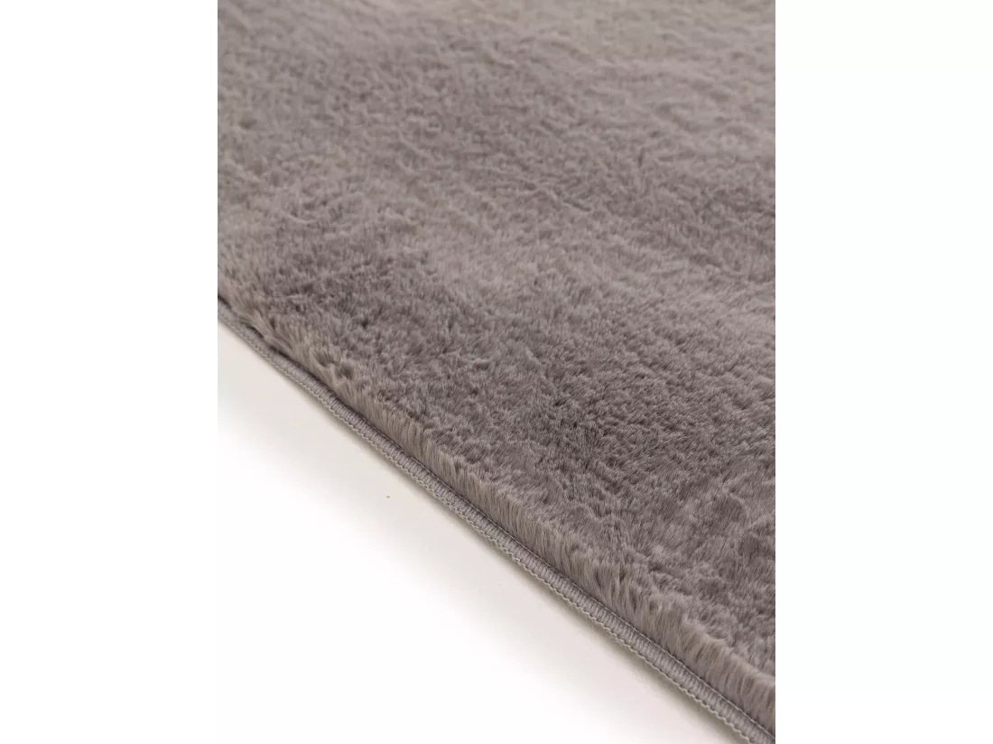 Tapis en fausse fourrure Furry Gris 80x300 cm