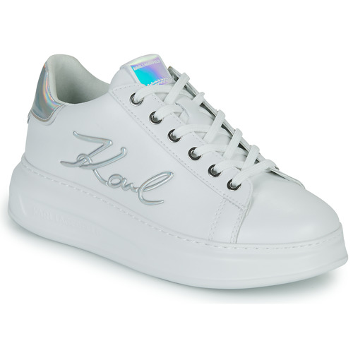 Karl Lagerfeld - KAPRI Signia Lace Lthr Blanco / Plata