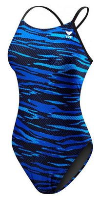 Maillot 1 pièce Femme TYR Crypsis Cutoutfit Bleu