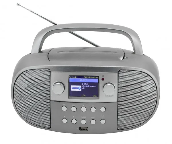 Soundmaster SCD7600TI, Analog & digital, DAB ,FM, Afspiller, CD,CD-R,CD-RW, 4 W, LCD