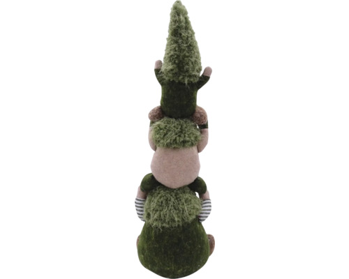 Decoratief figuur Santa Lafiora 20 x 15 x 56 cm groen
