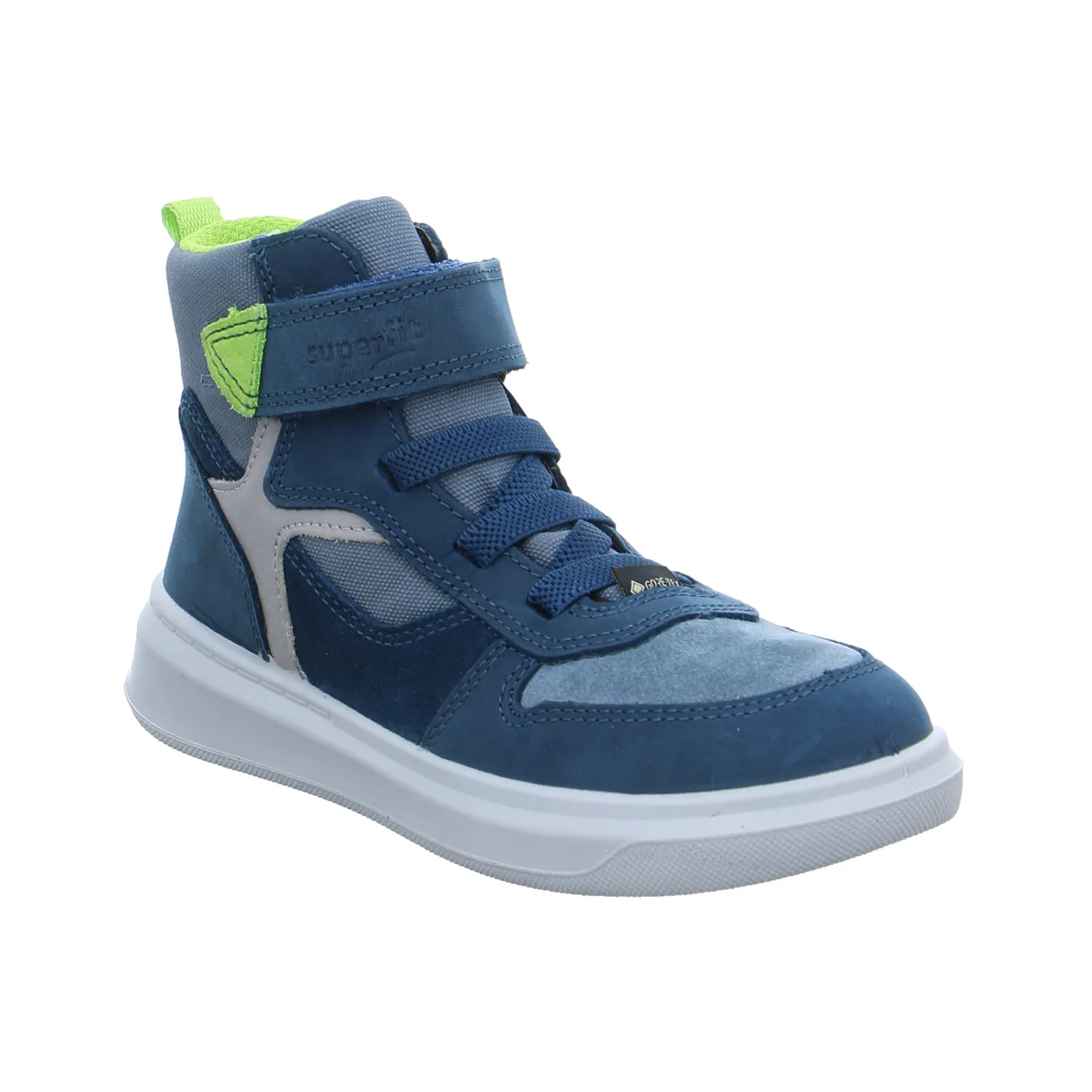 SUPERFIT Jugend-Boot Blau Textil  Sneaker high
