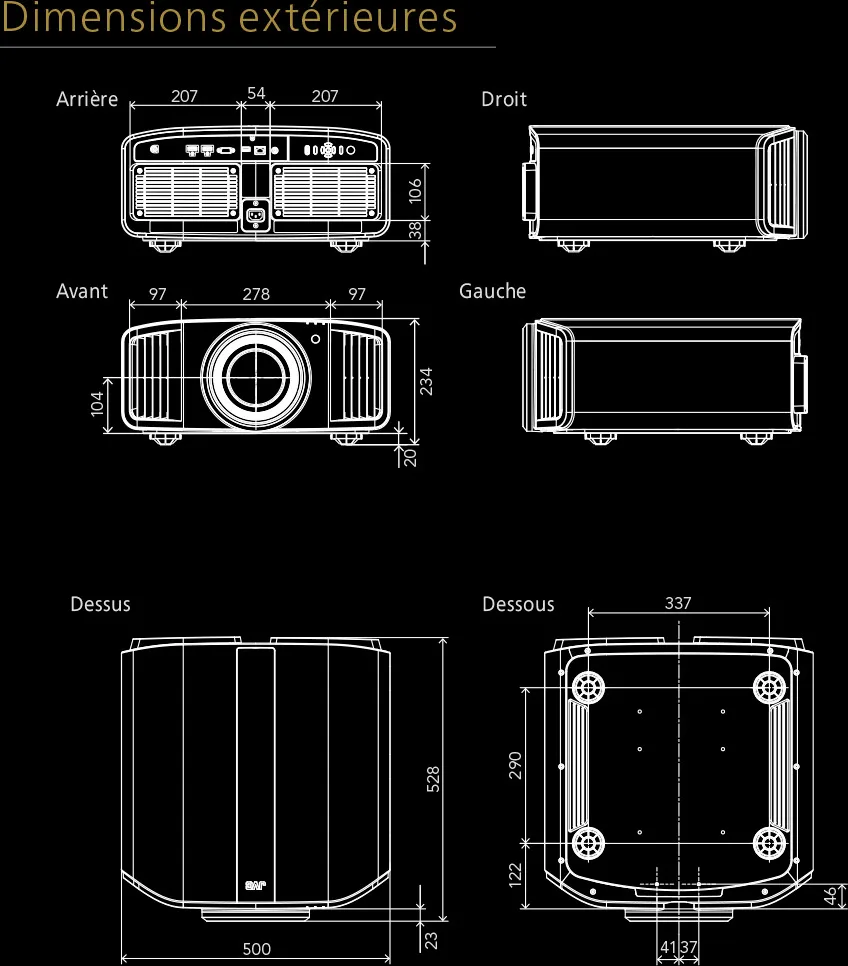 JVC DLA-NZ900BE Vidéoprojecteurs UHD 4K