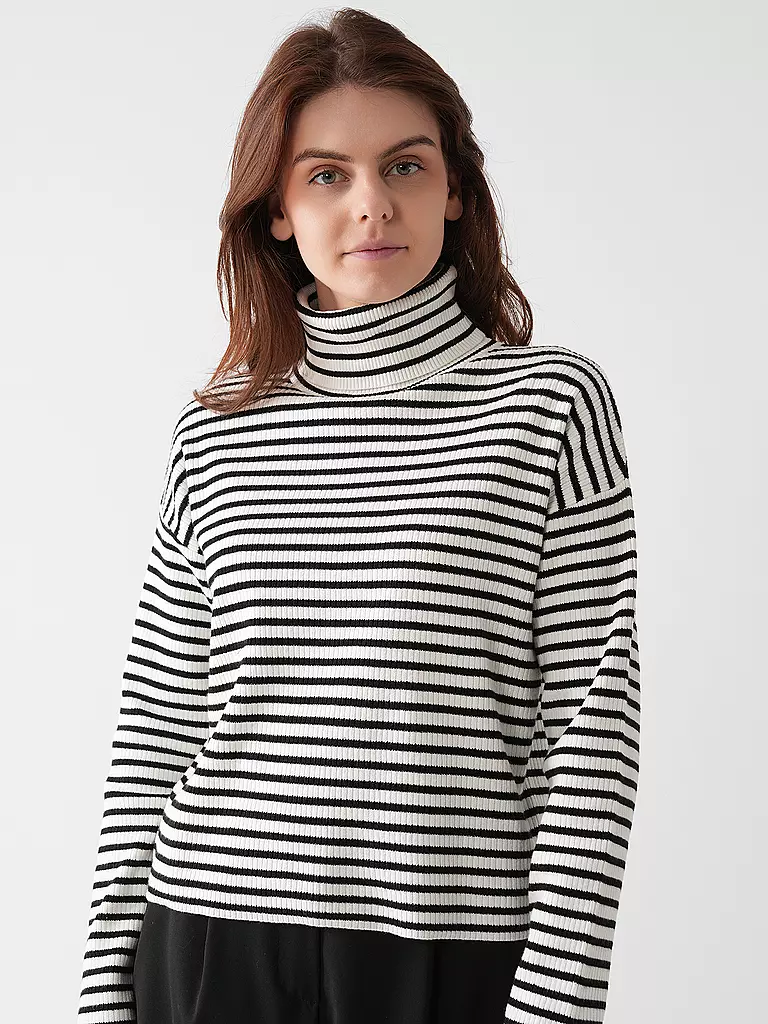 S.OLIVER Rollkragenpullover schwarz