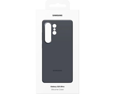 Samsung S25 Ultra case Silicone Black