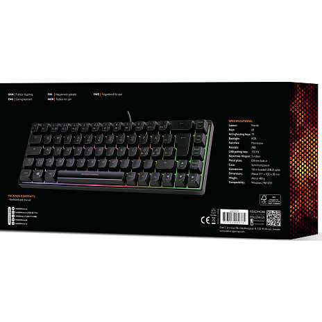 Deltaco Gaming Entry Membrane gaming tastetur